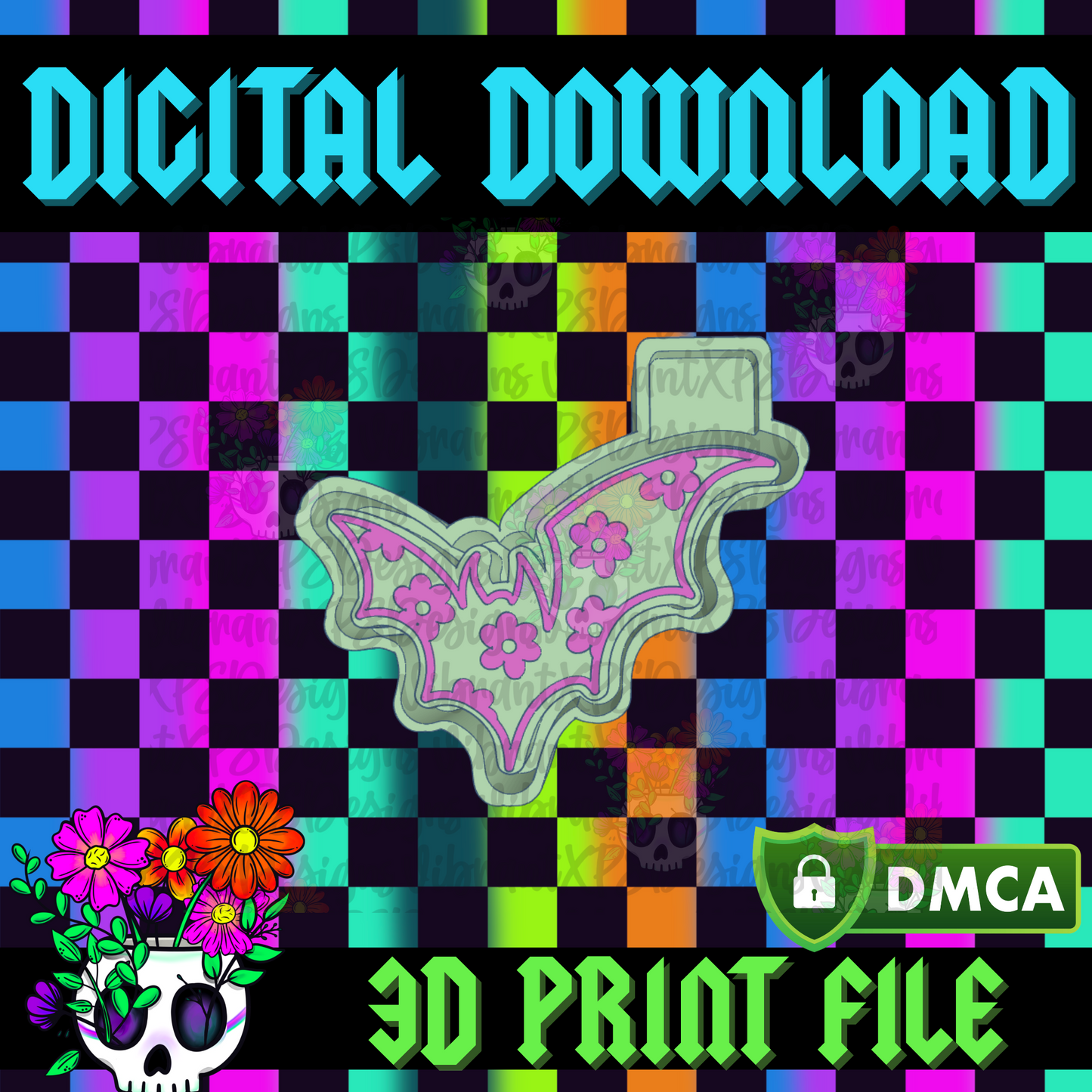 Daisy Bat Mold Maker STL File