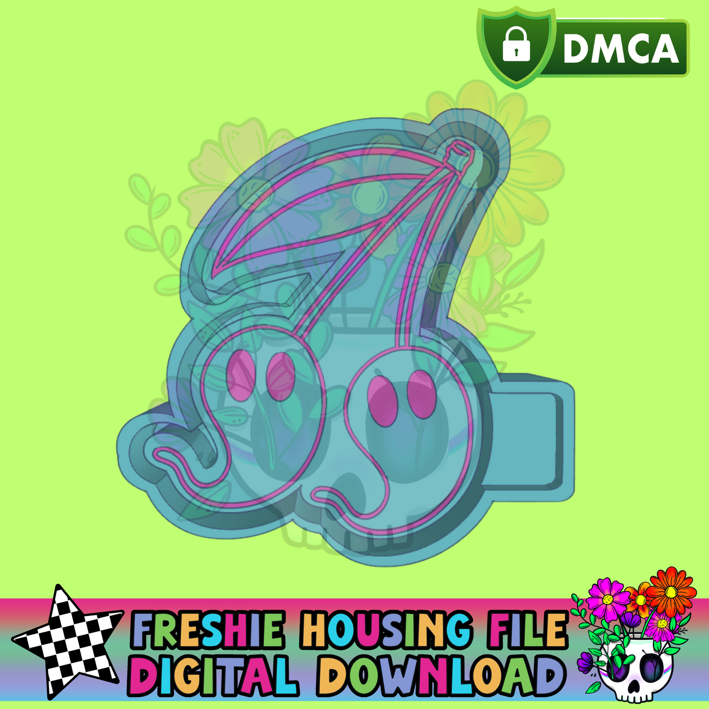 Ghost Cherries Mold Maker STL File