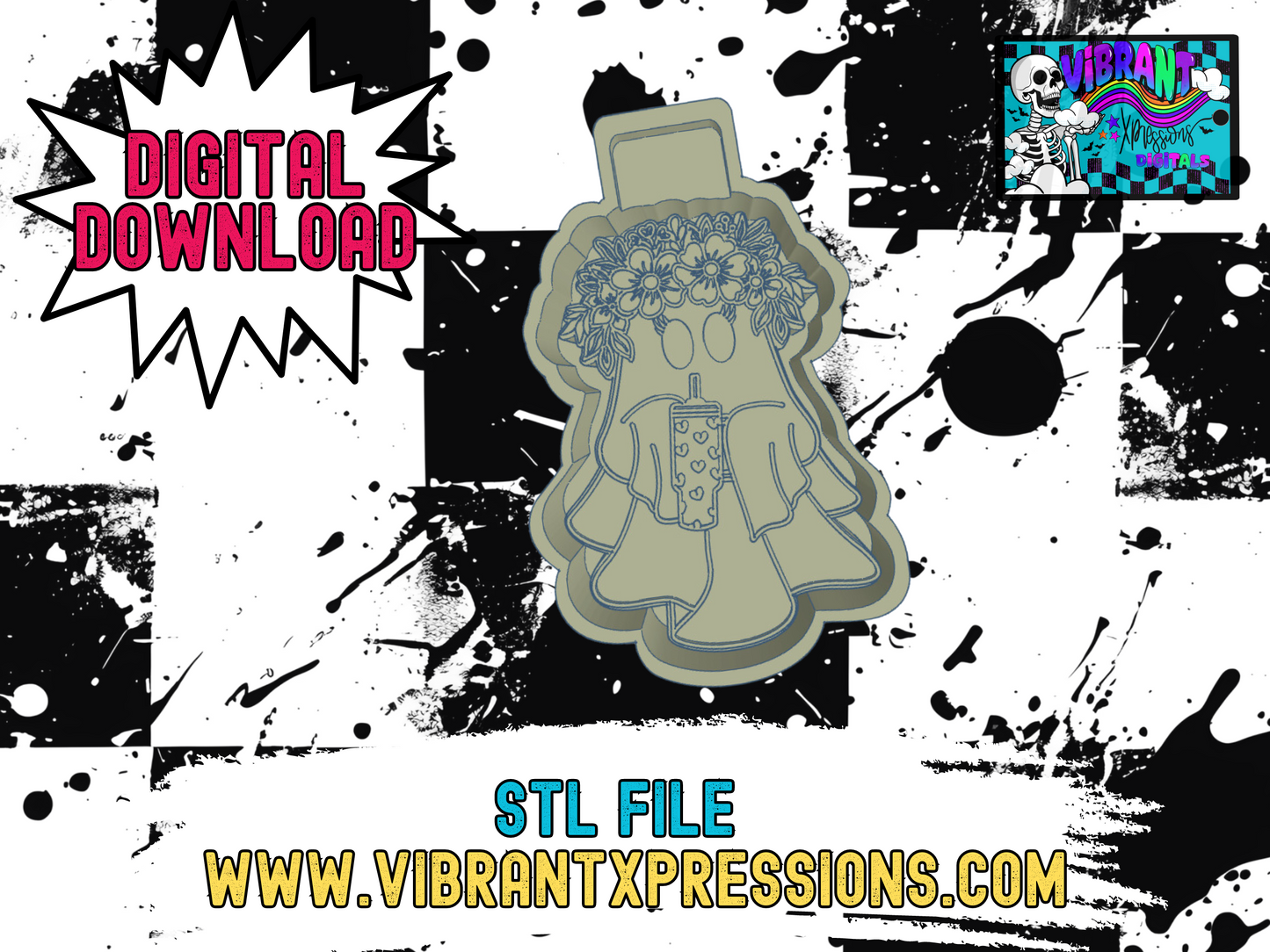 Laurel Ghost Mold Maker STL File