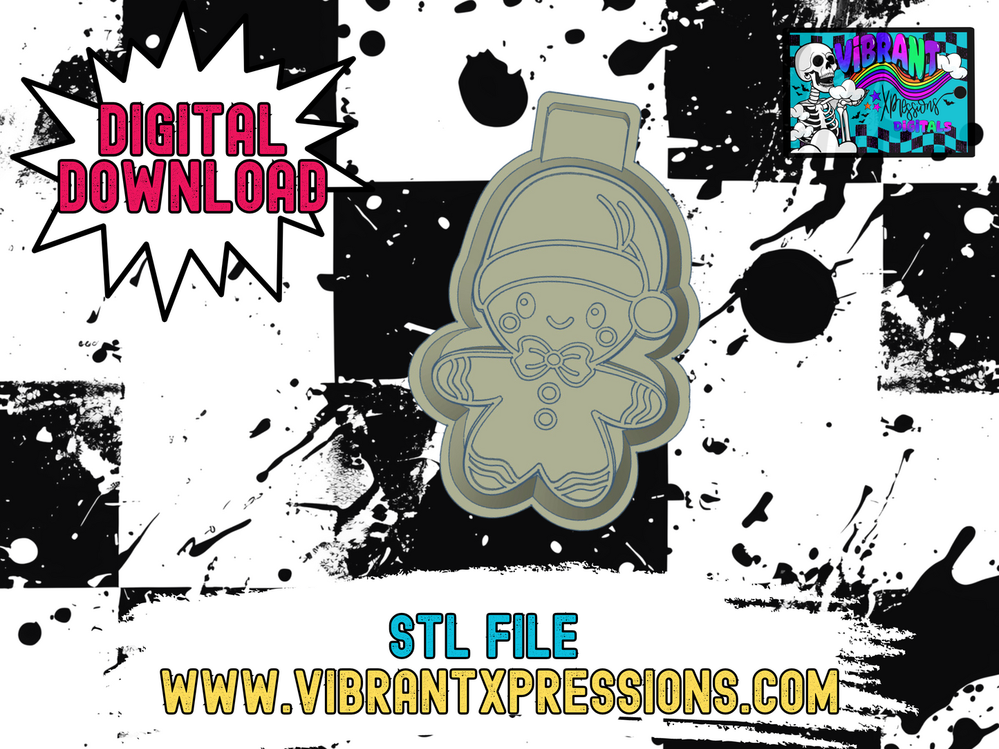 Gingy Mold Maker STL File