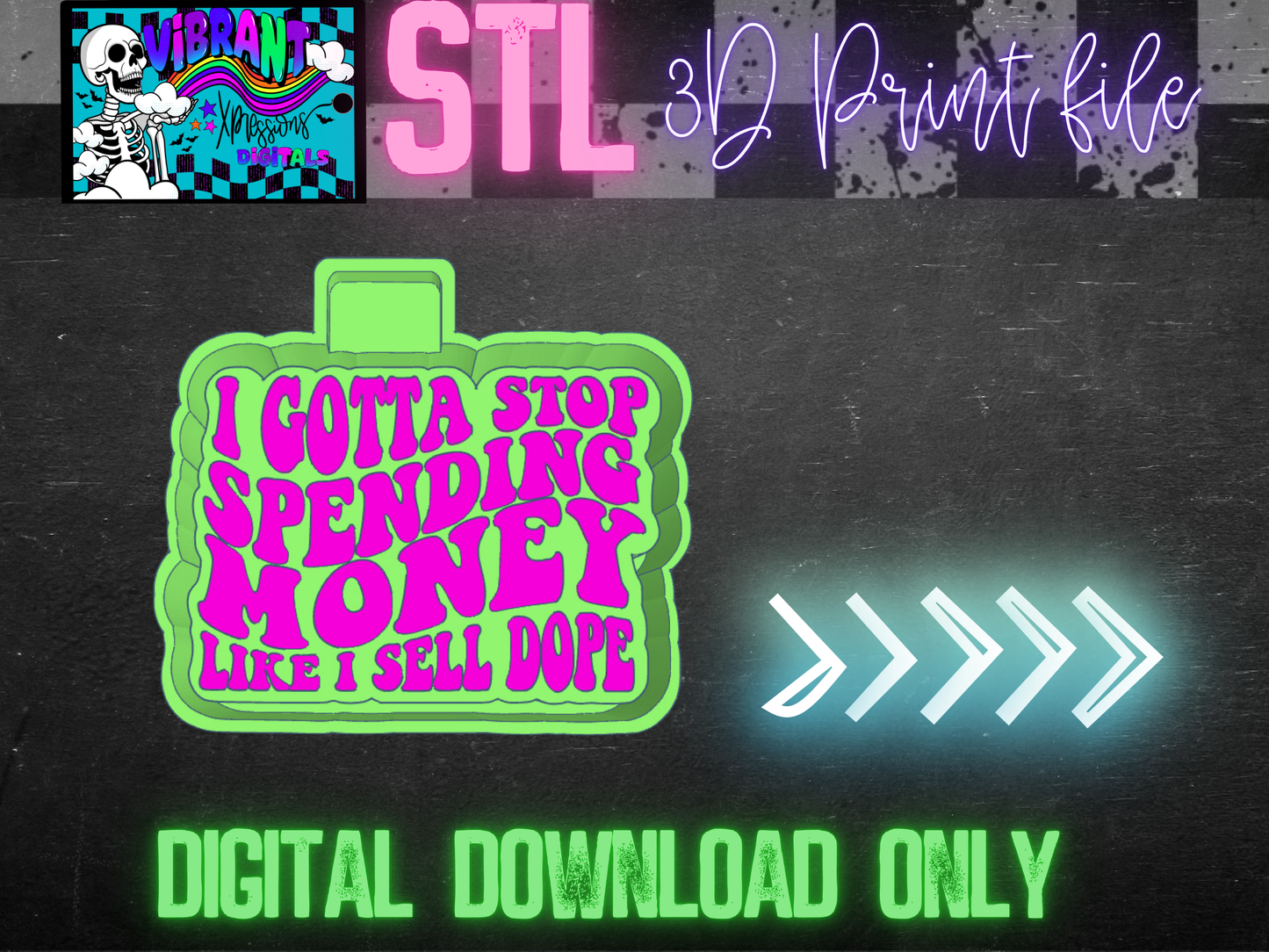 I Gotta Stop Mold Maker STL File