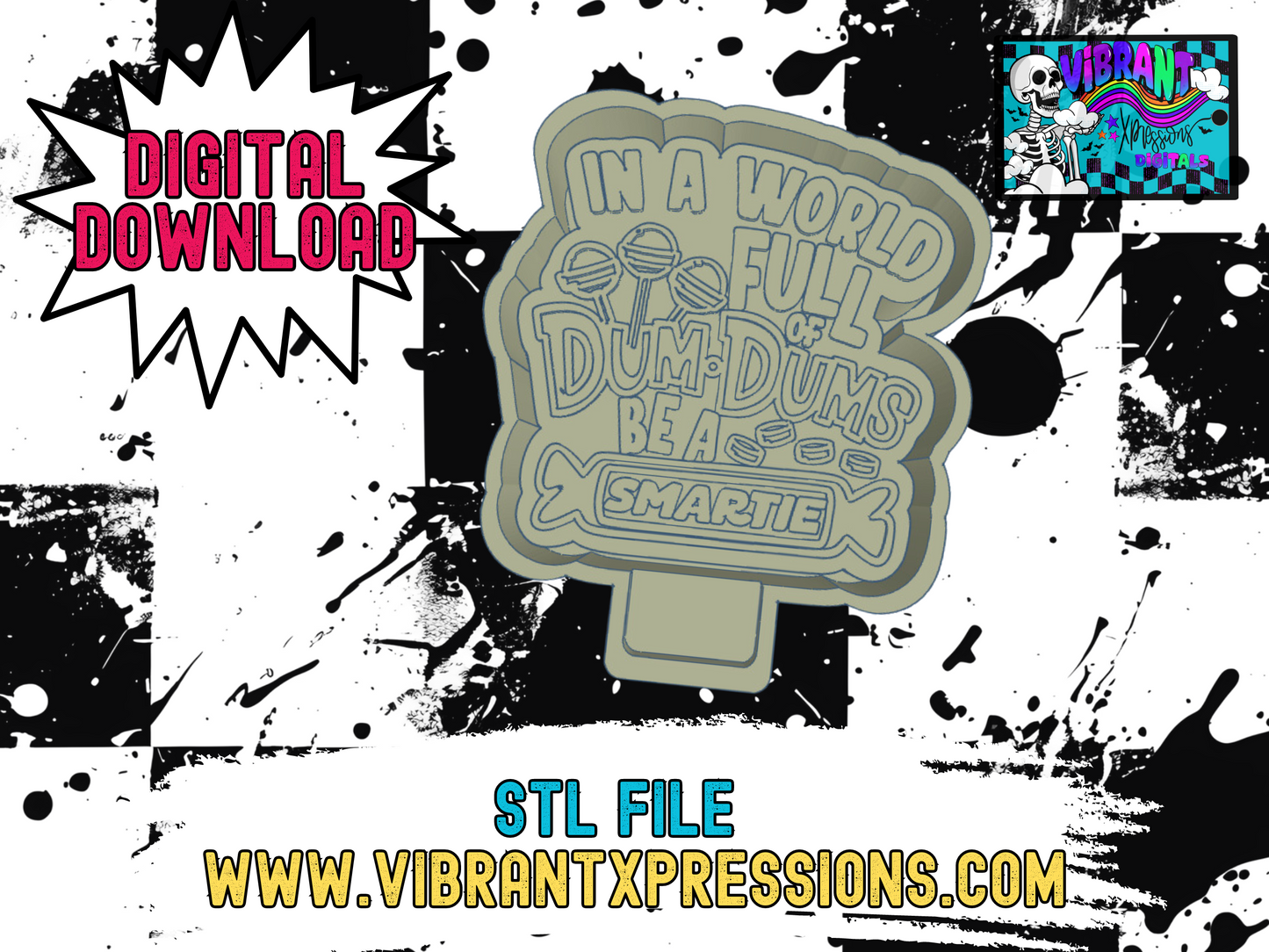 In A World SVG/PNG Mold Maker STL File