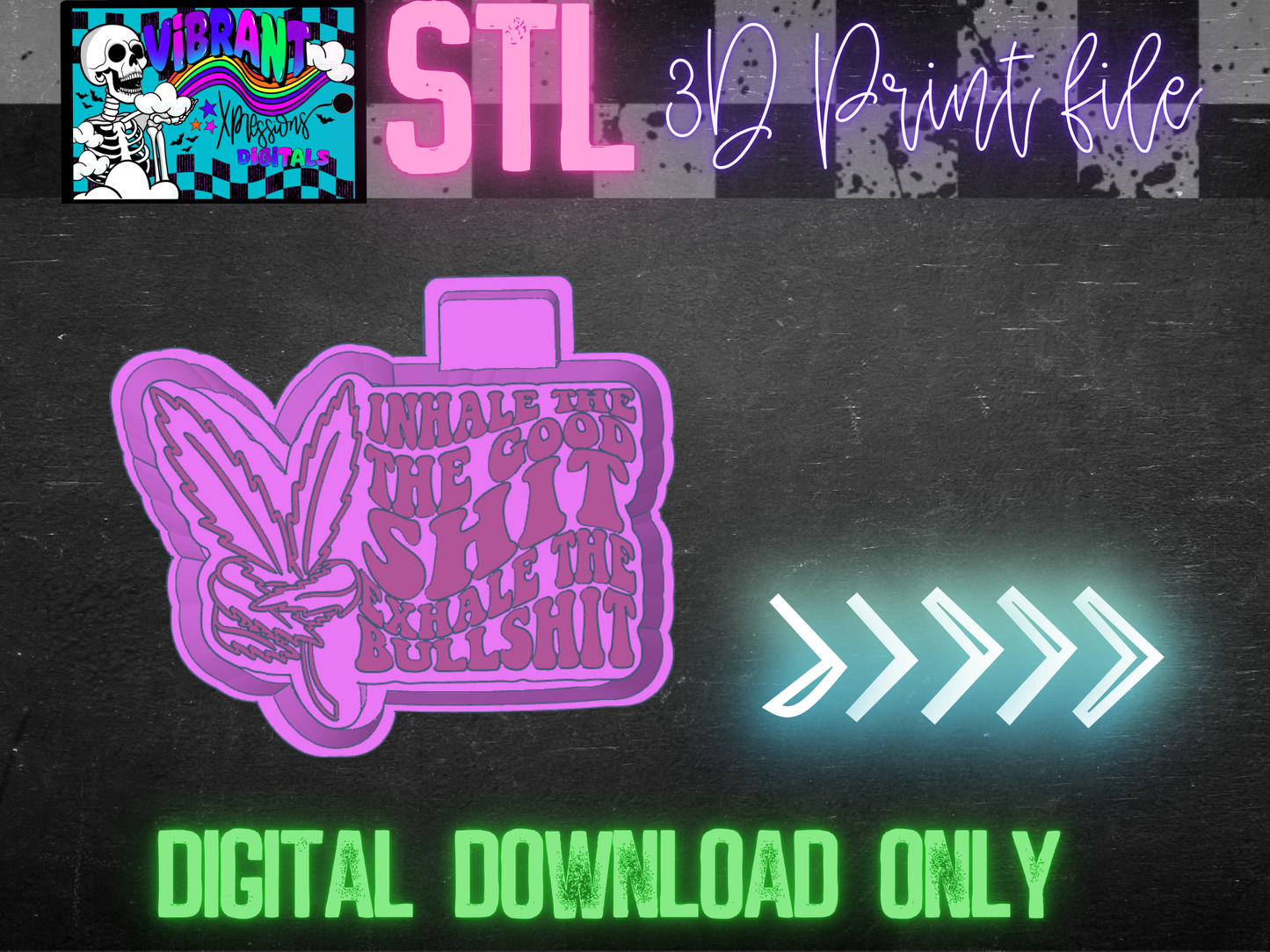 Inhale Exhale Mold Maker STL File