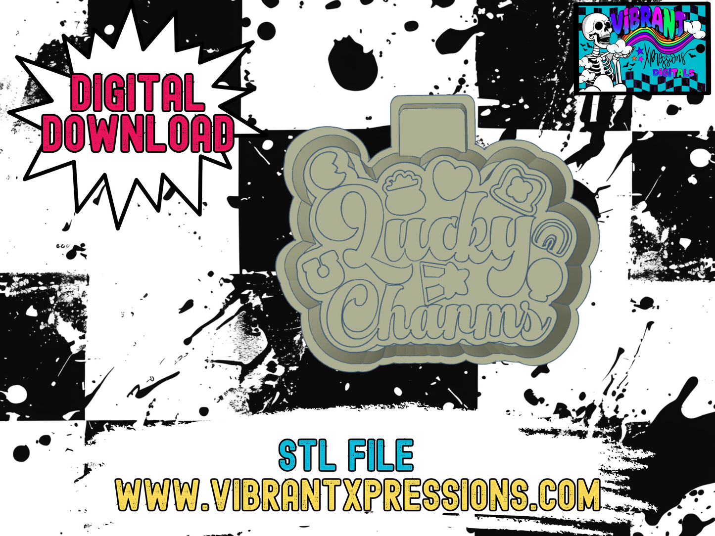 Lucky Marshmallows Mold Maker STL File