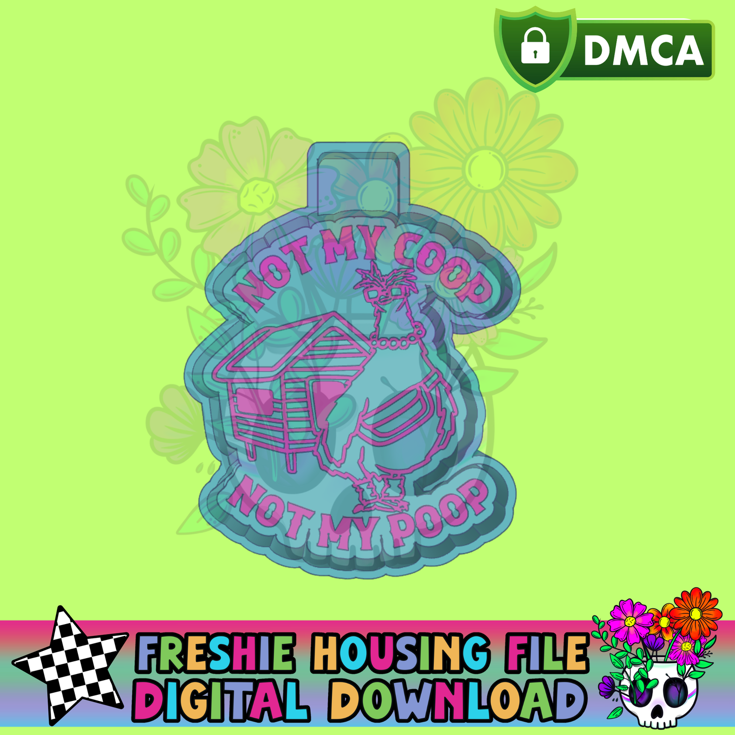 Not My Coop Mold Maker STL File