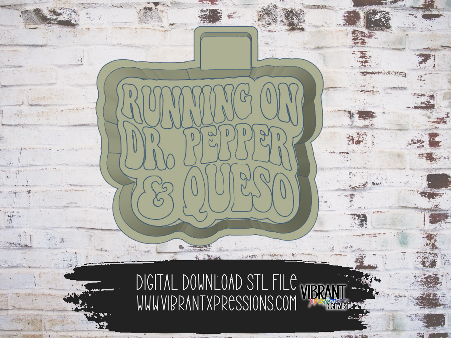 Dr. P & Queso Mold Maker STL File