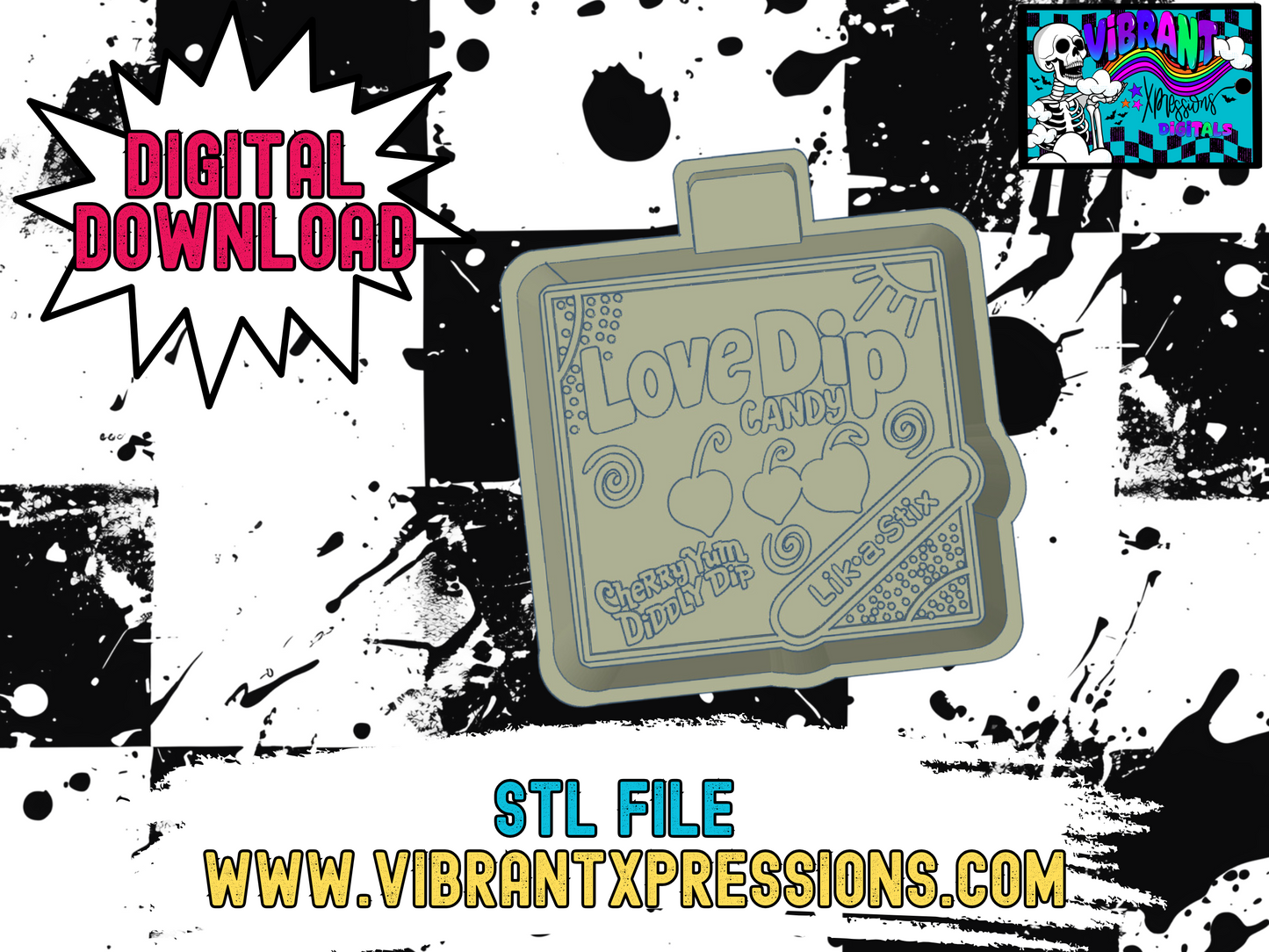 Love Dip Mold Maker STL File