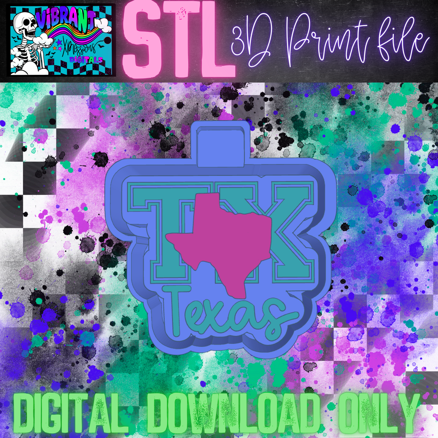 Texas In Texas Mold Maker STL File