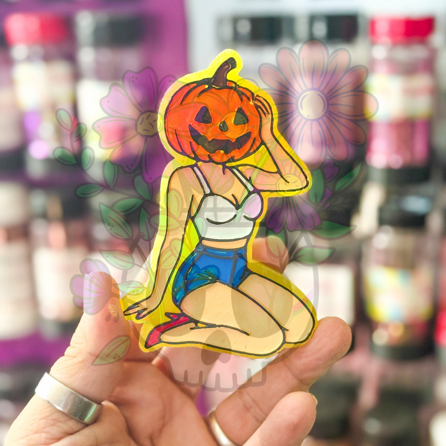 ✨ Pumpkin Pin Up - Ready to Ship Freshie ✨