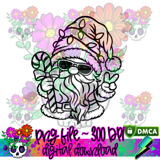 2 Cool Christmas Gnome - PNG
