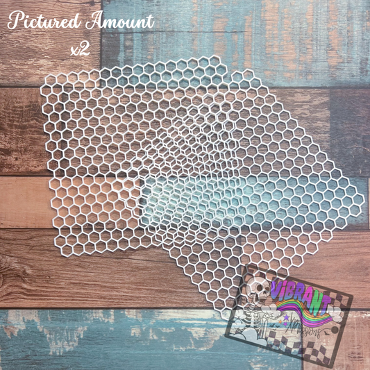 3D Printed Honeycombs Low Profile 3D Effect