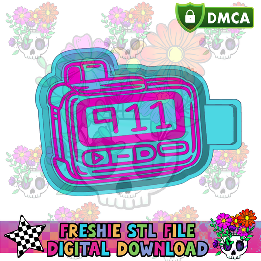 911 Pager Mold Maker STL File