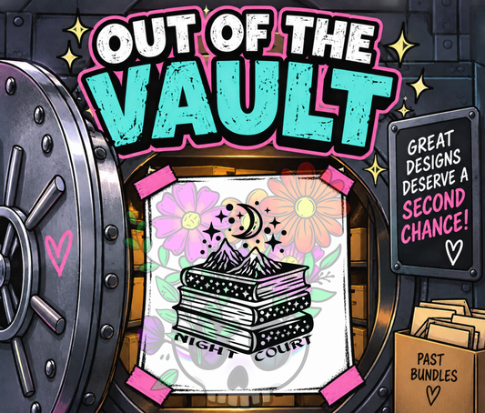 Out of the Vault - Acotar Night Court Book Stack