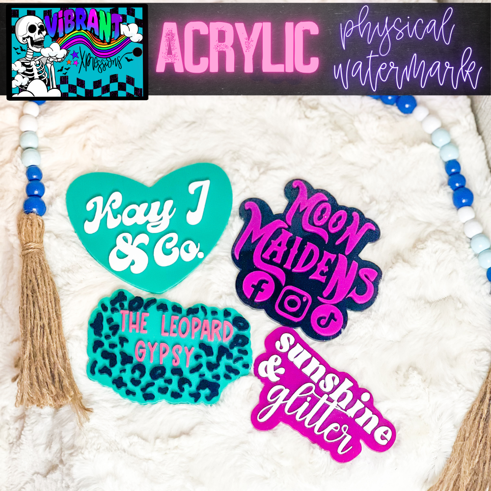 Laser Cut Acrylic Physical Watermark