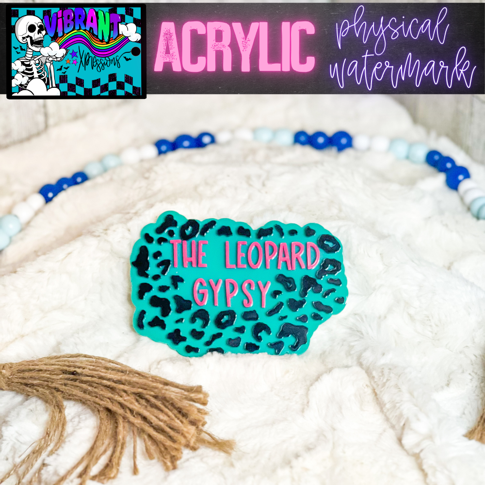 Laser Cut Acrylic Physical Watermark