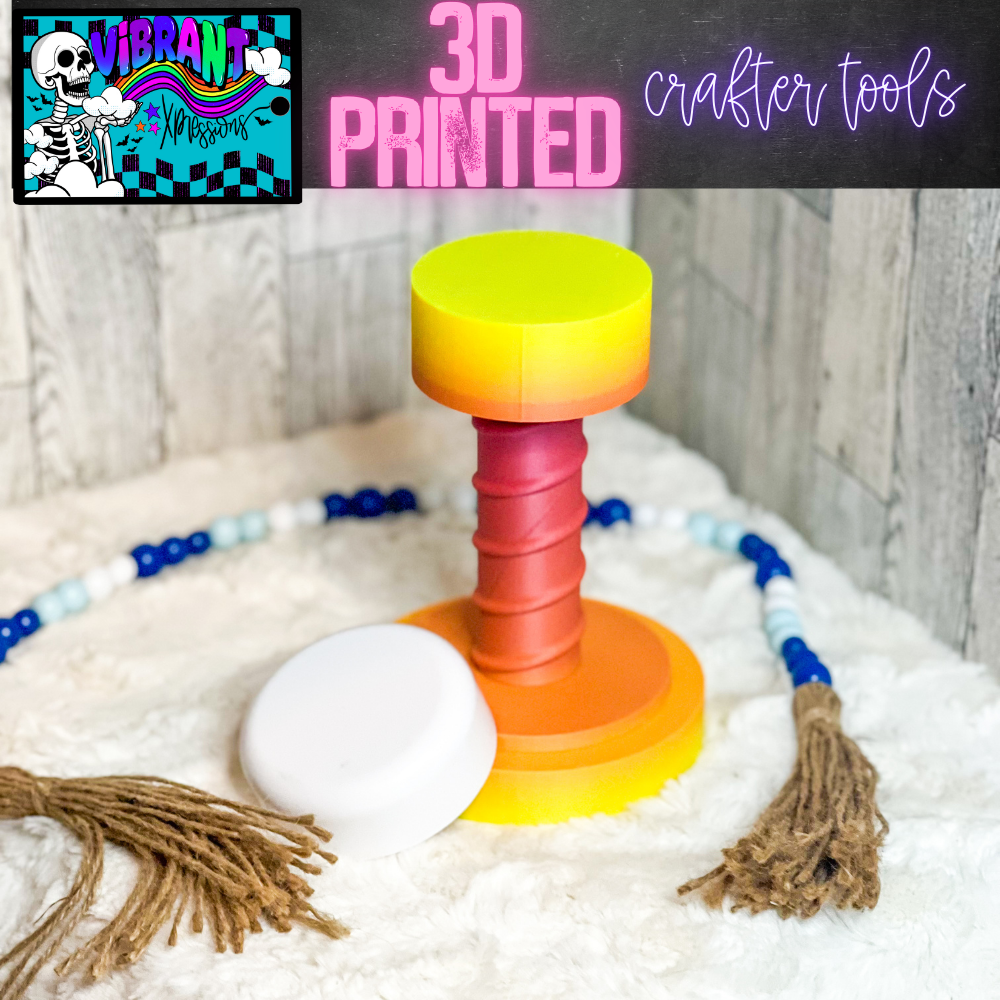 3D Printed Detachable Top Stand for Desk Vacuum Lids