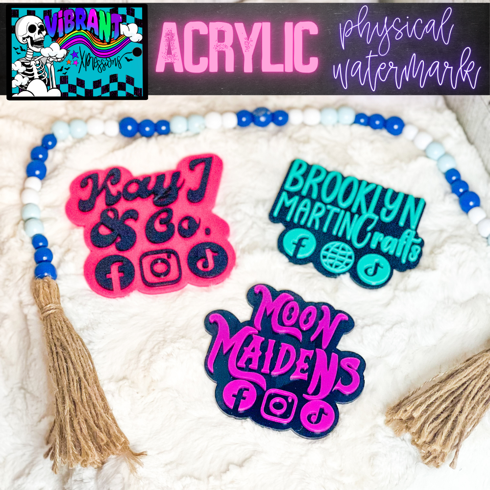 Laser Cut Acrylic Physical Watermark