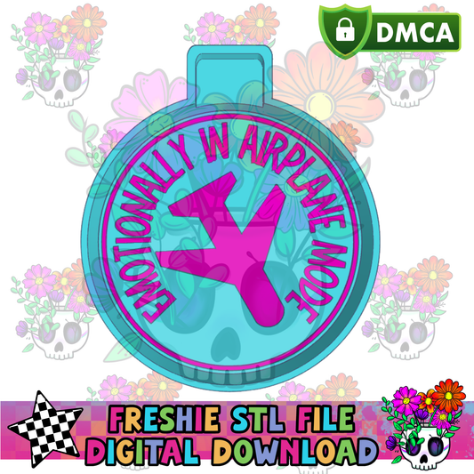 Emotionally in Airplane Mode Mold Maker STL File