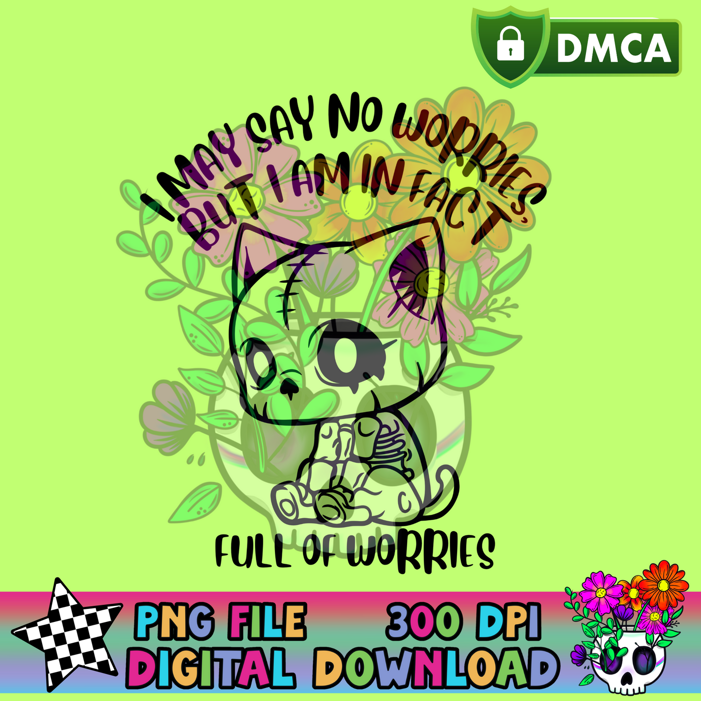 Full of Worries - PNG