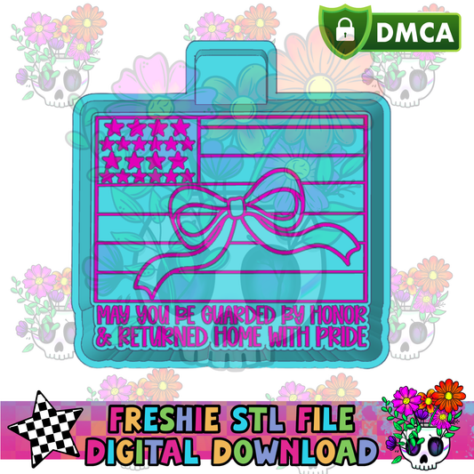 American Flag Honor Mold Maker STL File