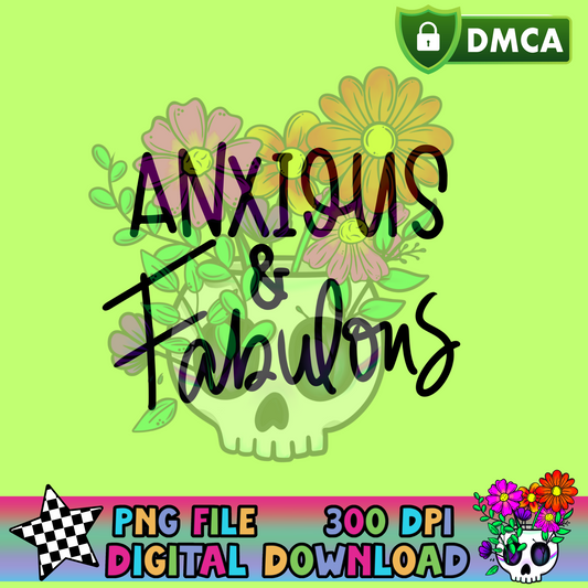 Anxious and Fabulous - PNG