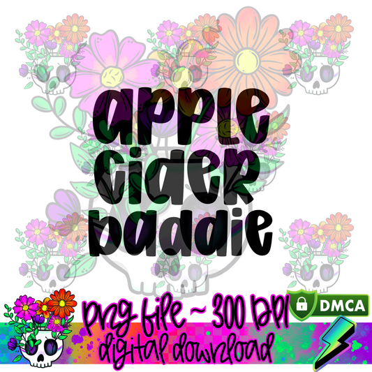 Apple Cider Baddie - PNG