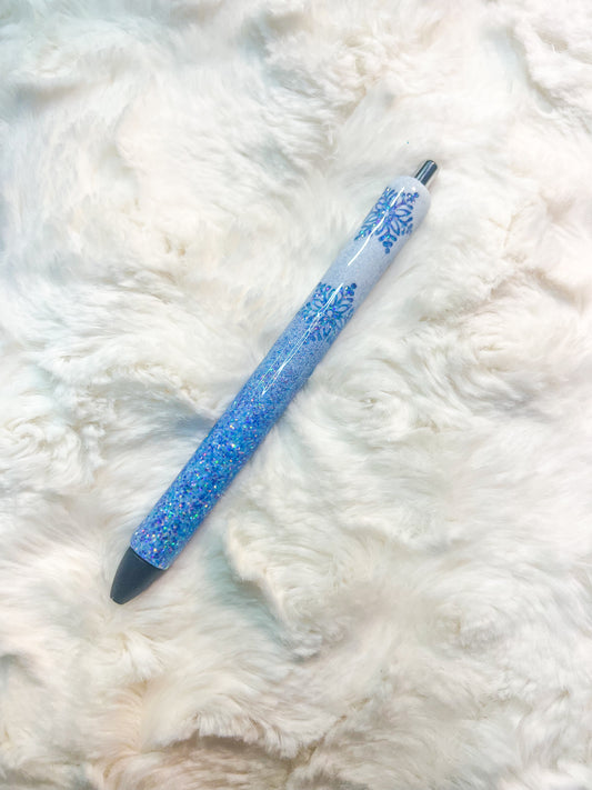 Pretty Snowflakes Glitter Pen