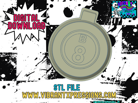 B Bingo Ball Housing Mold Maker STL File