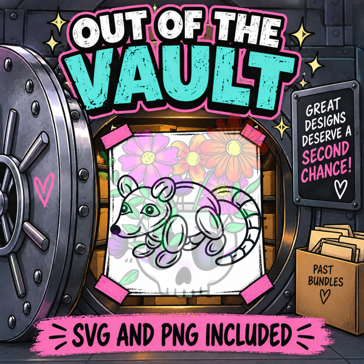 Out of the Vault - Balloon Opossum