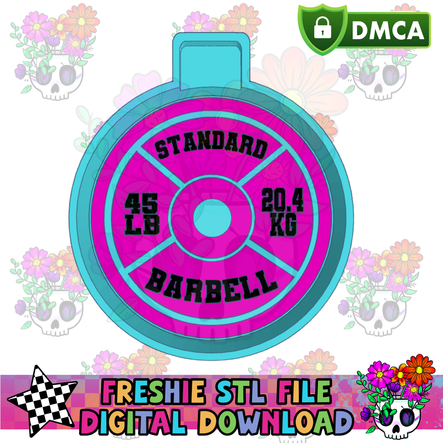 Barbell Housing Mold Maker STL File