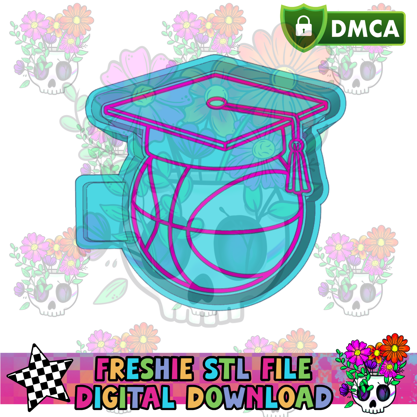 Basketball Grad Mold Maker STL File