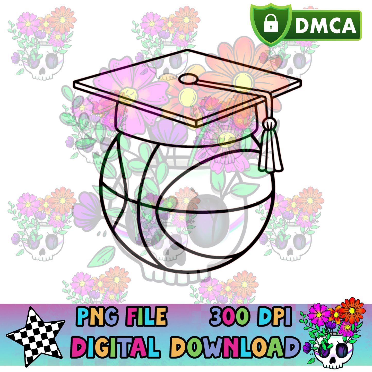 Basketball Grad - PNG