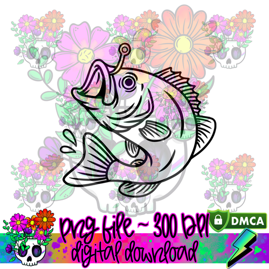 Bass Fish - PNG