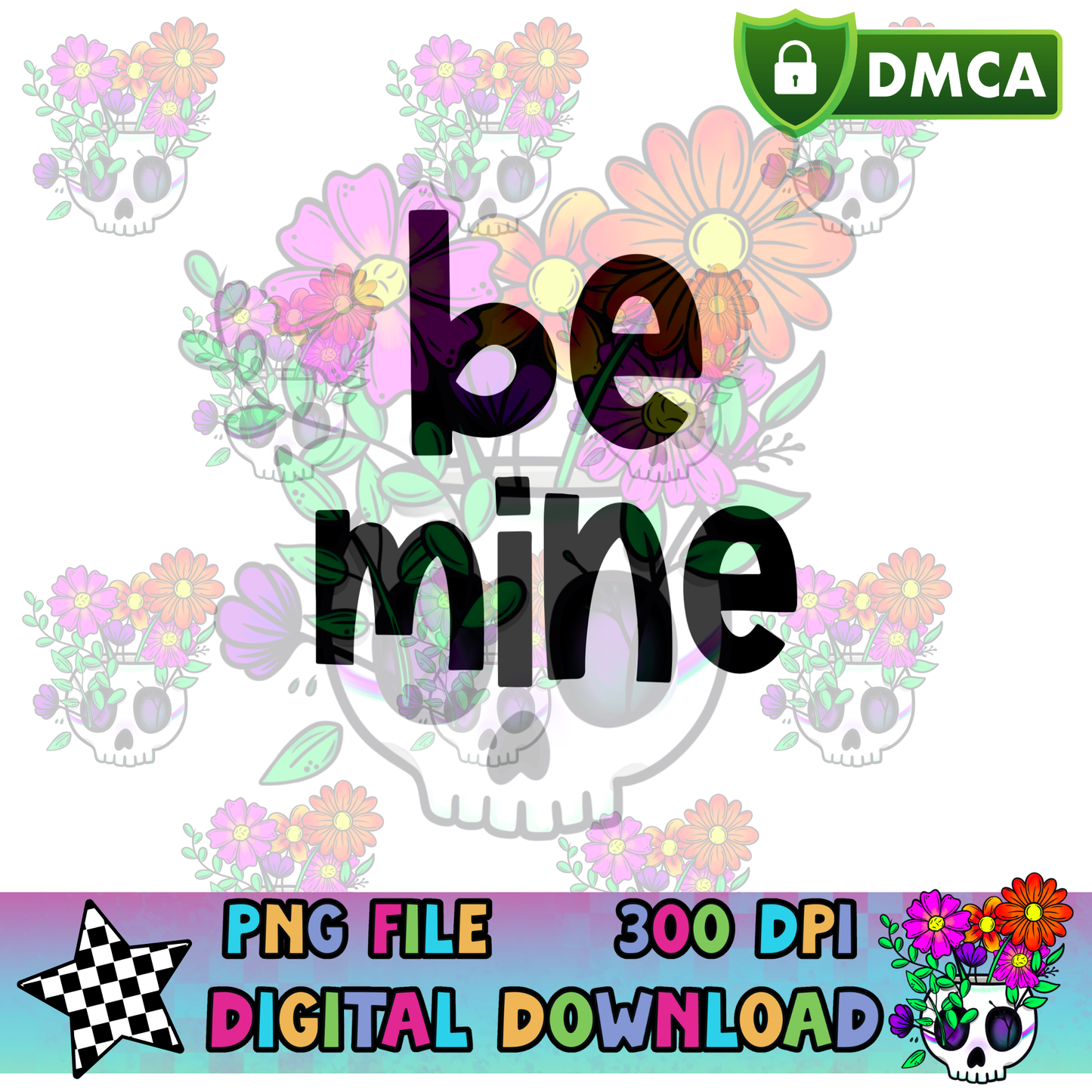 Checkered Heart Inserts - PNG