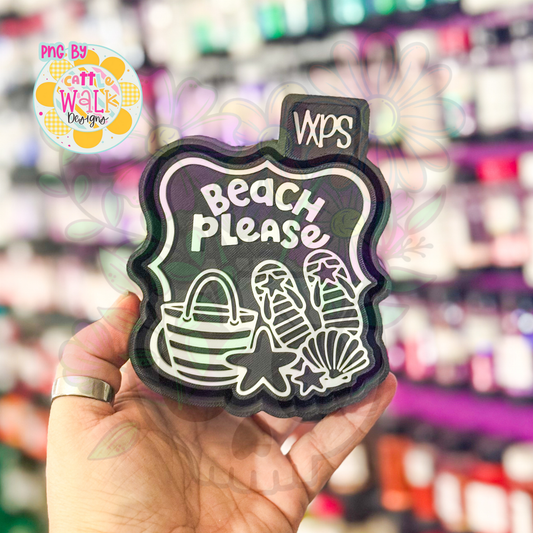 Beach Please - Freshie Mold