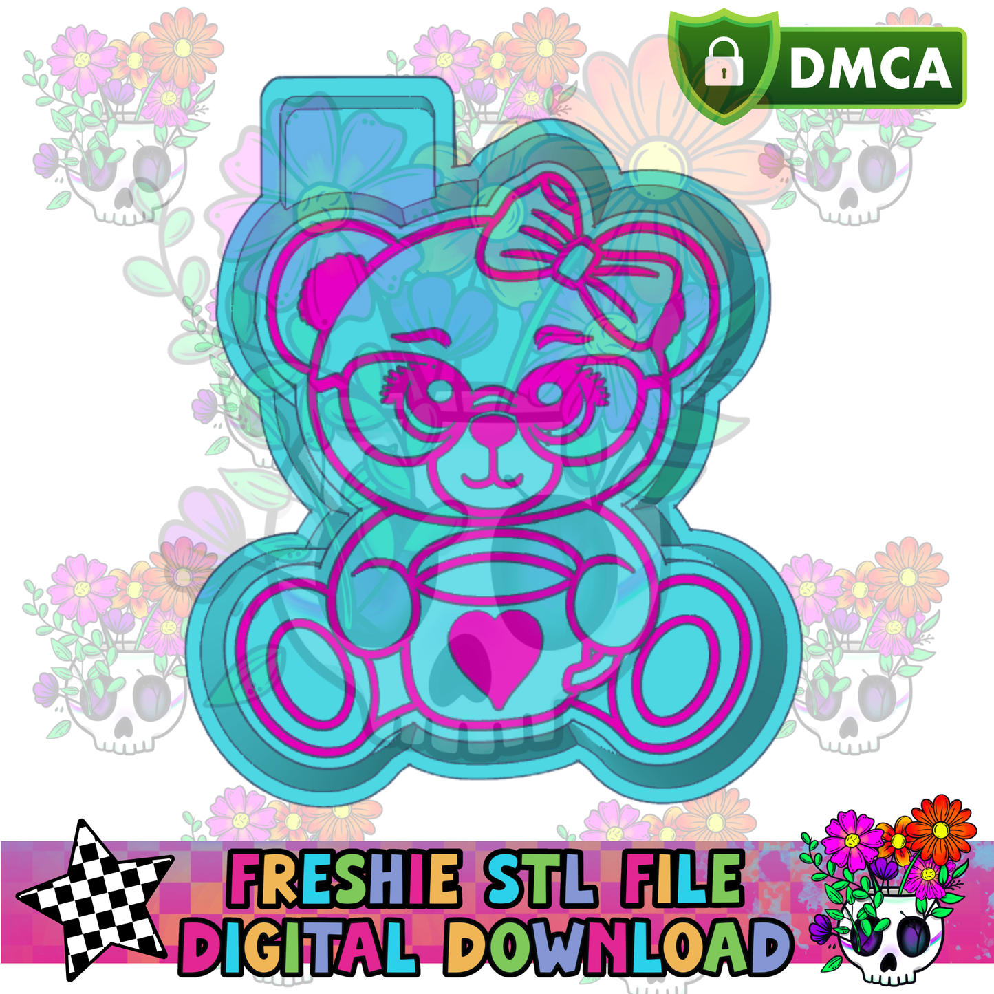 Beary Coffee Mold Maker STL File