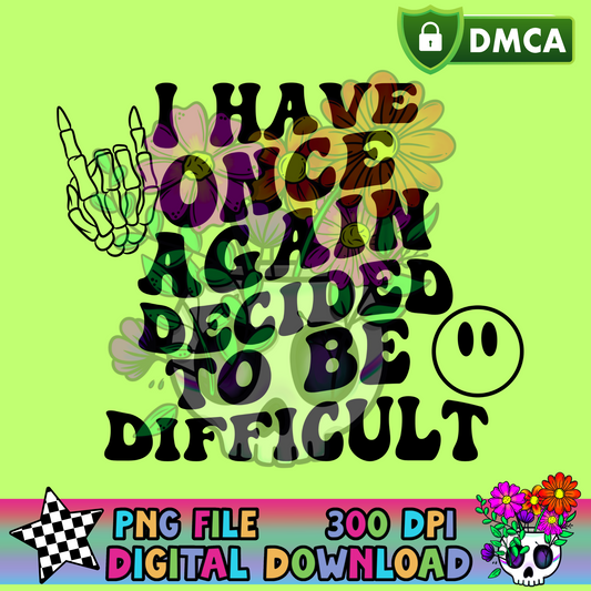 Being Difficult - PNG