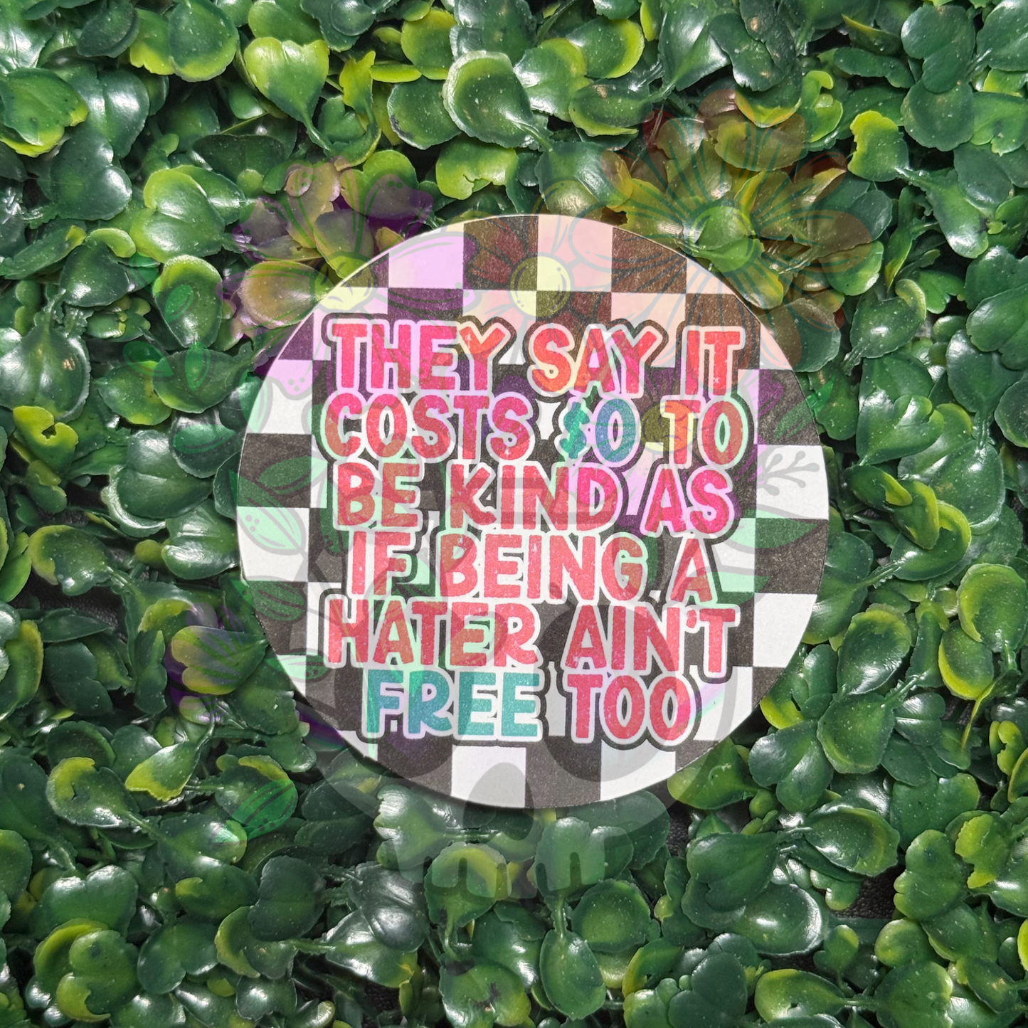 Being a Hater Free Too - Cardstock