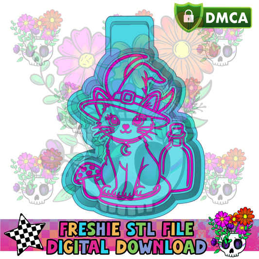 Black Cat Apothecary Mold Maker STL File