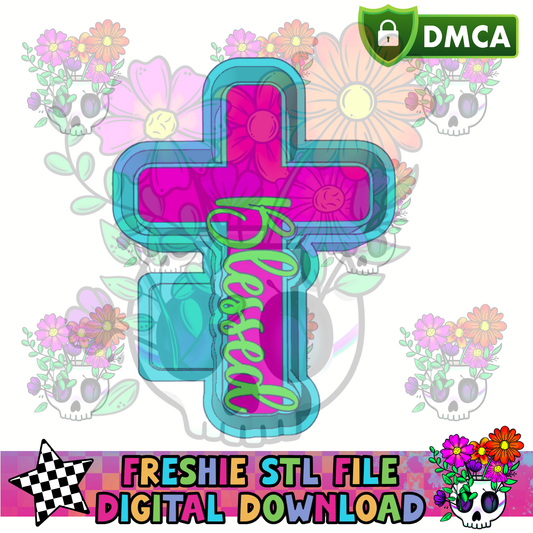 Blessed Cross Mold Maker STL File