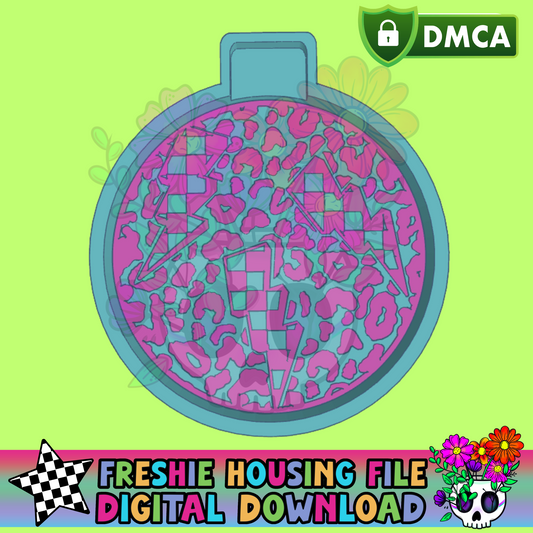 Checkered Bolts & Leopard Mold Maker STL File