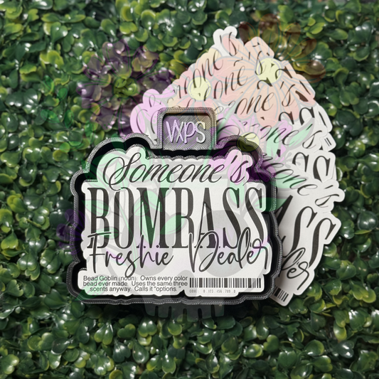 Bombass Freshie Dealer Mold + Cardstock
