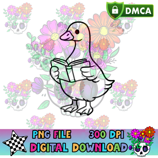 Book Goose - PNG