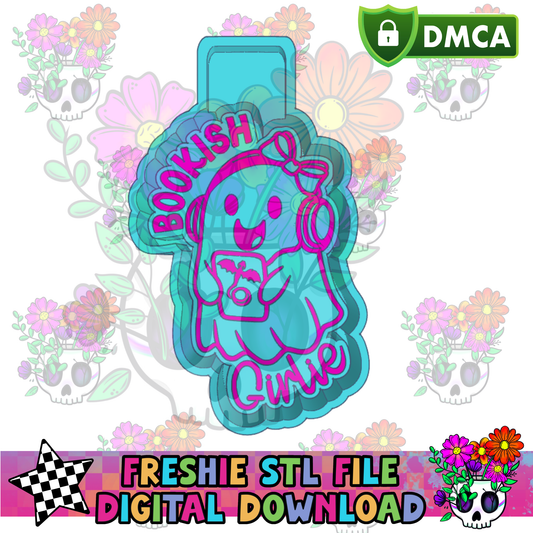 Bookish Girlie Audiobook Ghost Mold Maker STL File