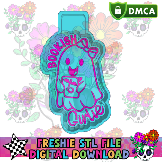 Bookish Girlie Ghost Mold Maker STL File