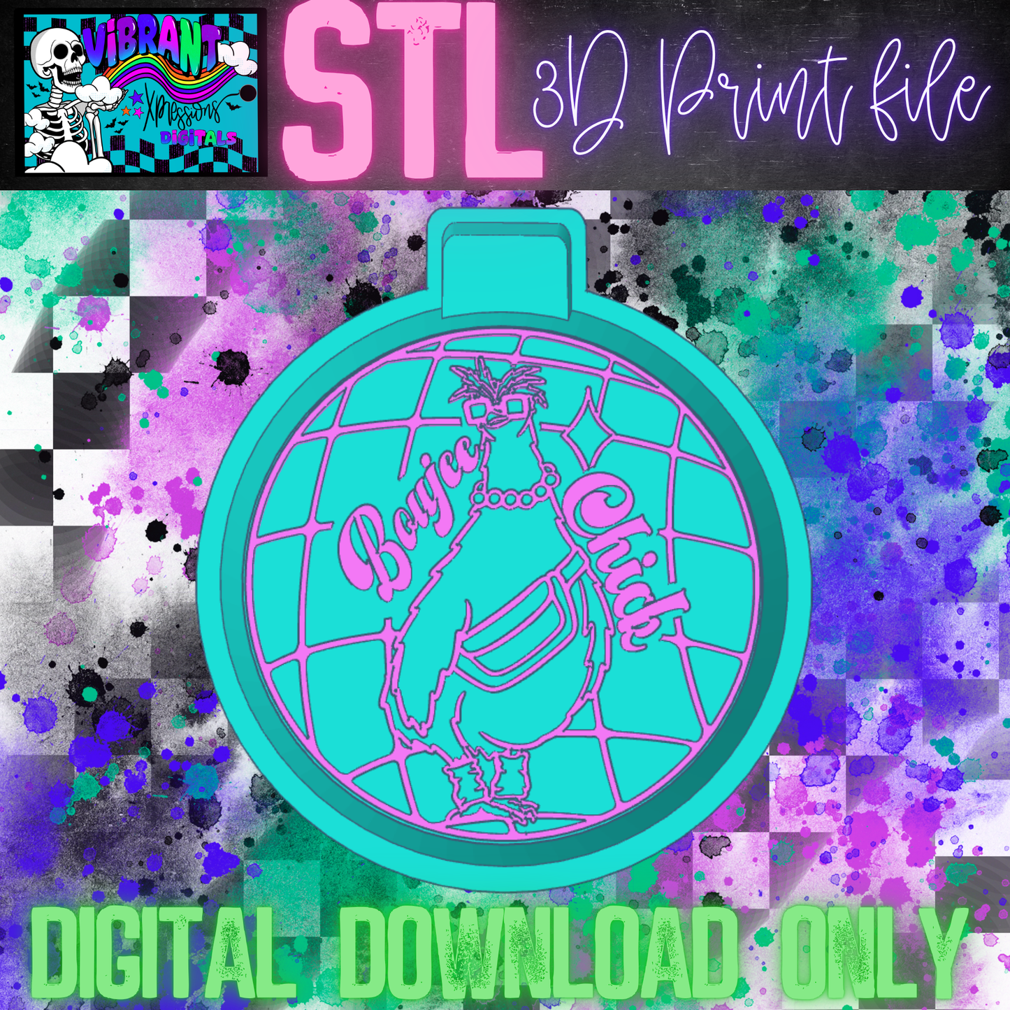 Boujee Chick Mold Maker STL File