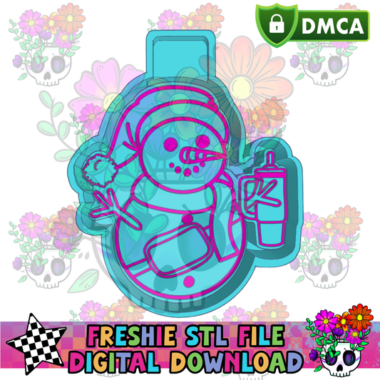 Boujee Snowman Mold Maker STL File