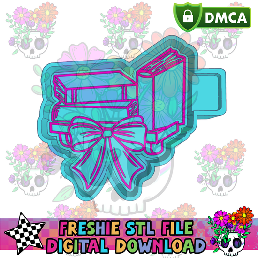 Bow Book Shelf Mold Maker STL File