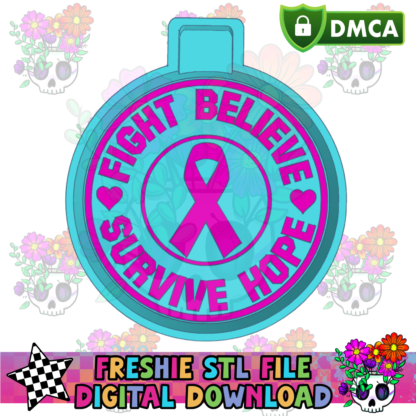 Breast Cancer Awareness Mold Maker STL File