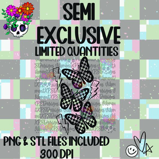 **VXP Semi Exclusive** Butterflies+Checkers+Bolts